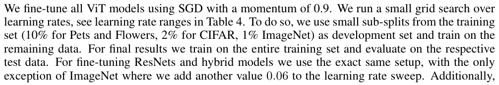 Original image worth 16x16 paper excerpt related to take a supervised training step (PDF page 13).