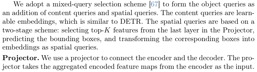 Original lw detr paper excerpt related to budget query groups without duplicating inference (PDF page 4).
